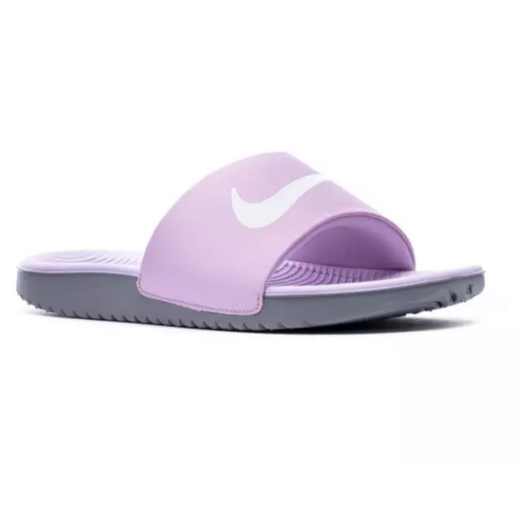 ❣️LAST PAIR❣️NEW Nike Kawa Kids JDI Slide Sandals Flops Shoes - Picture 4 of 10